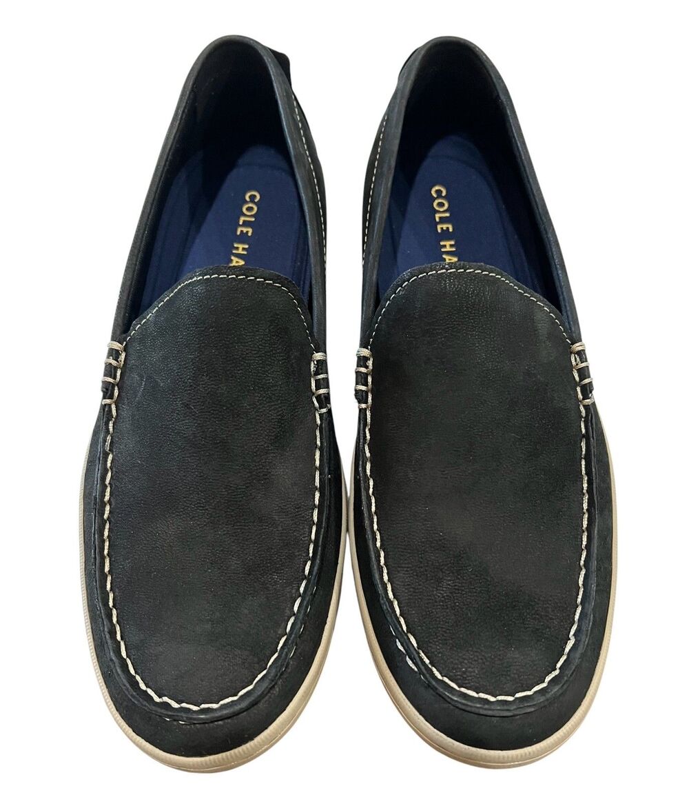 Cole Haan Men's C30992 Claude Venetian Black Nubuck Driving Moc Loafer  9.5  NIB